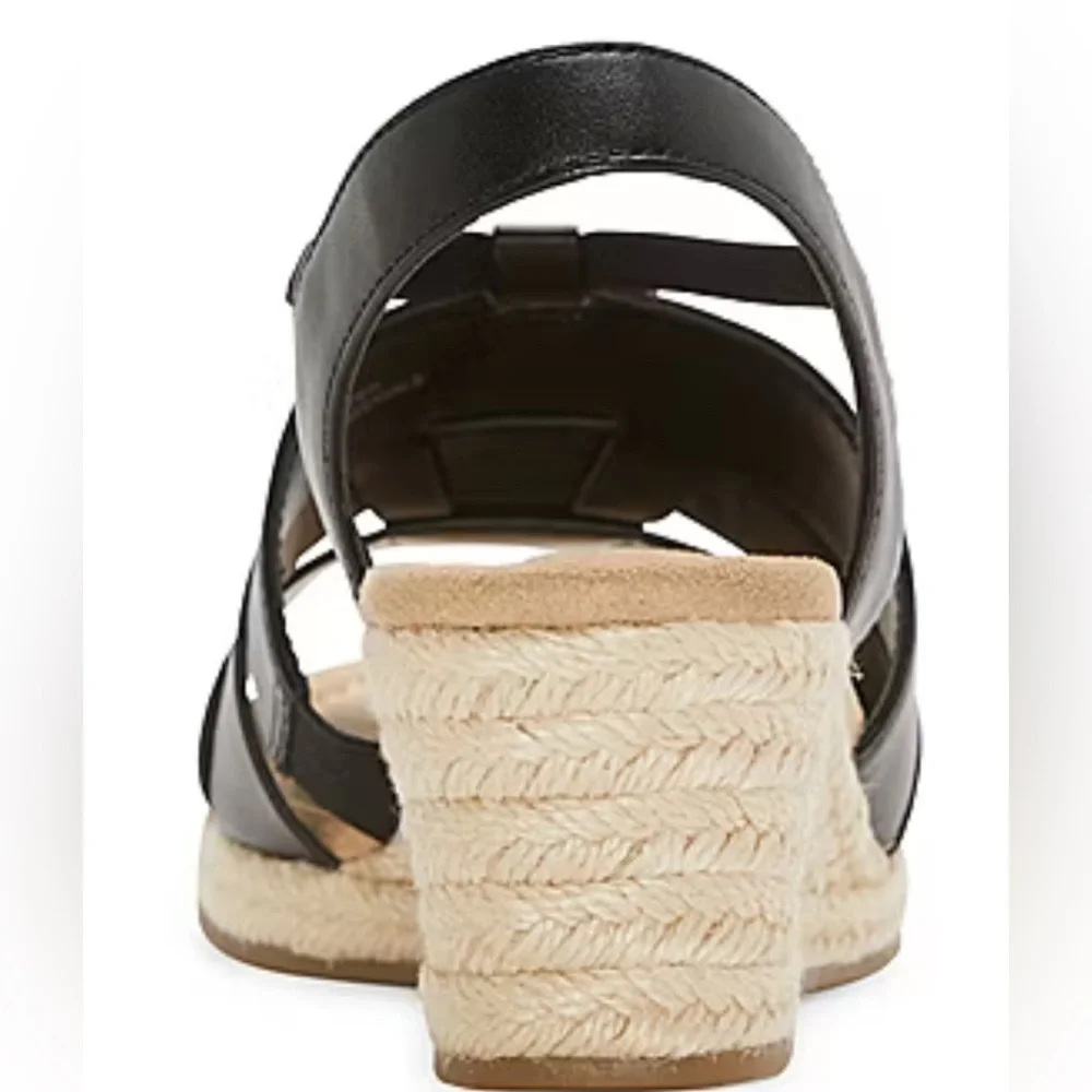 St John’s Bay Black Wedge Sandals